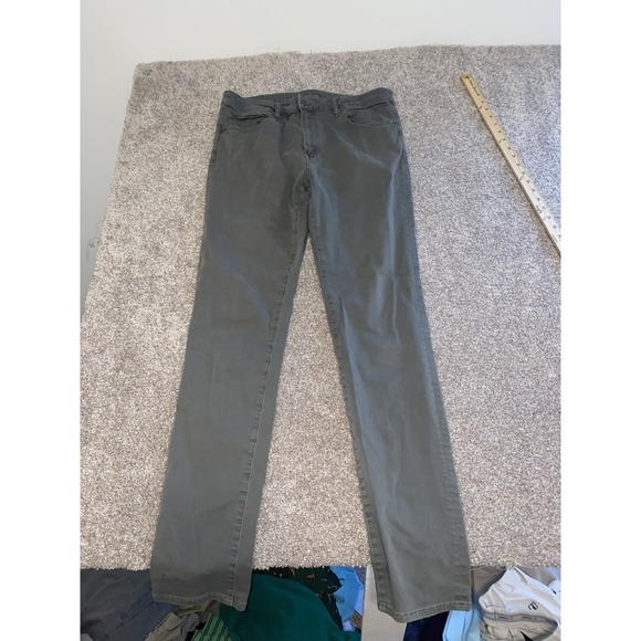 American Eagle Outfitters Other - American Eagle Slim Straight Jeans Men's 34x34 Light Gray Denim Flex Y2K Casual